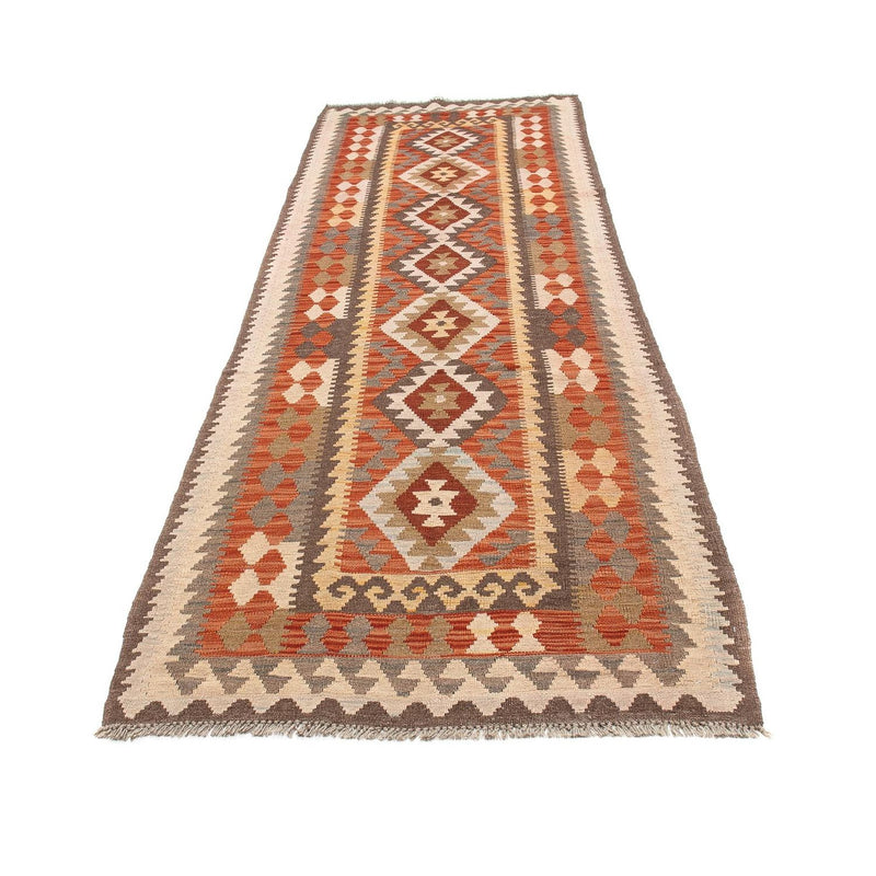 Tappeto corsia Tappeto Kelim - Splash - 310 x 97 cm - ruggine