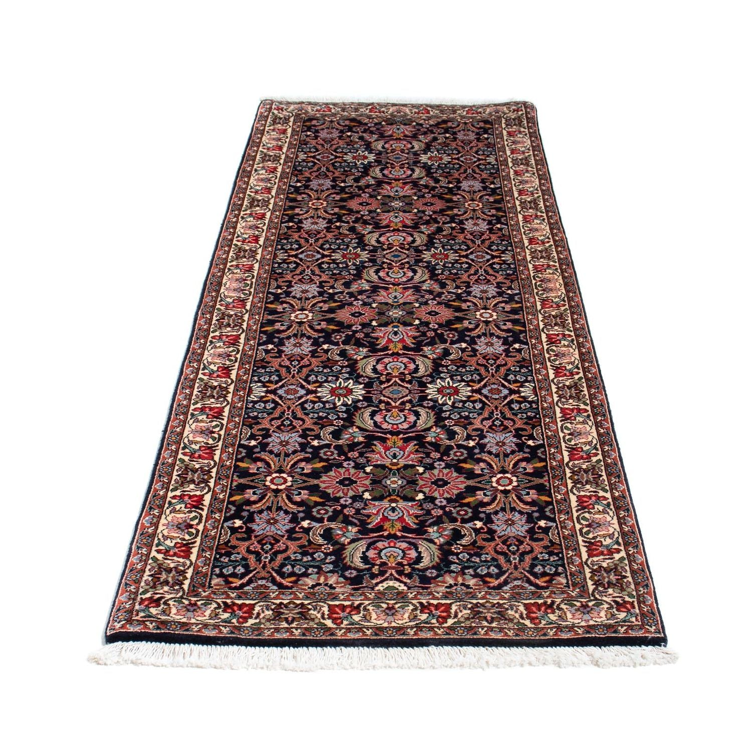 Tappeto corsia Tappeto Persero - Bidjar - 210 x 74 cm - blu scuro