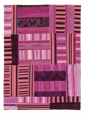 Tappeto Patchwork - 298 x 155 cm - viola