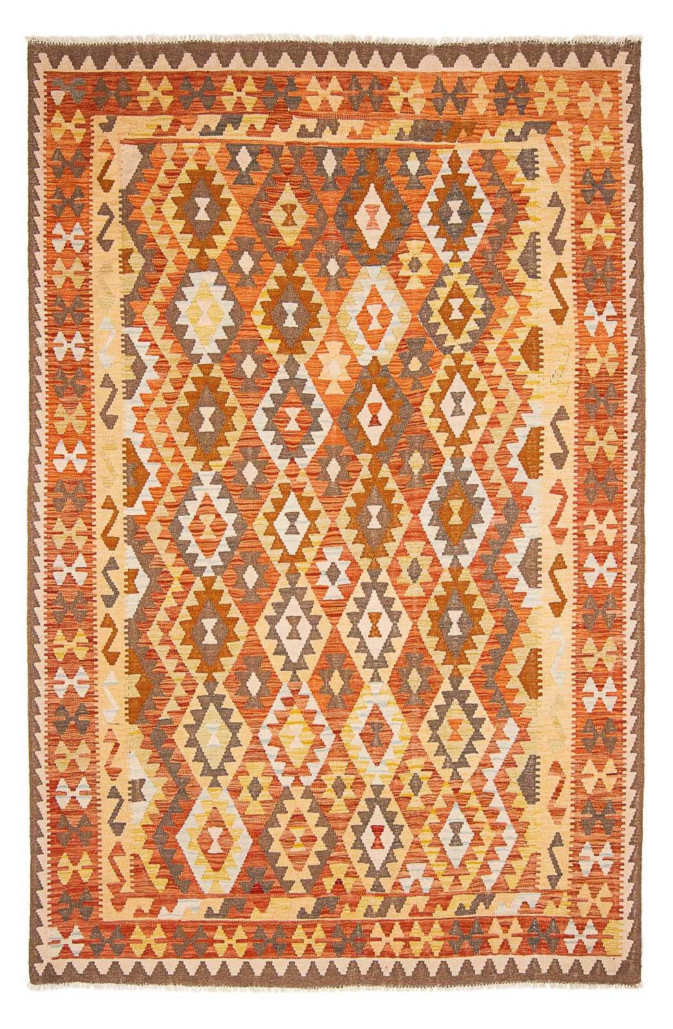Tappeto Kelim - Splash - 292 x 200 cm - multicolore