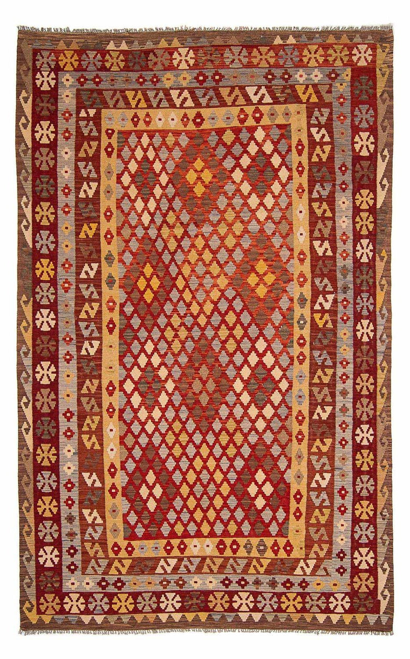 Tappeto Kelim - Splash - 304 x 204 cm - multicolore