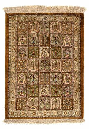 Tappeto Persero - Ghom - 75 x 58 cm - multicolore