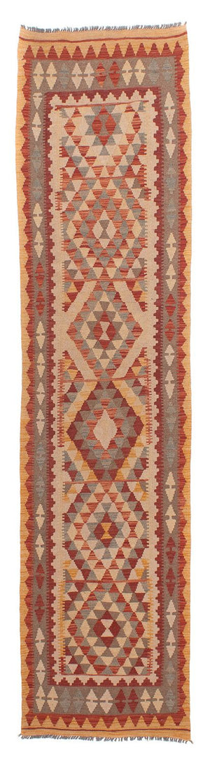 Tappeto corsia Tappeto Kelim - Splash - 312 x 80 cm - multicolore