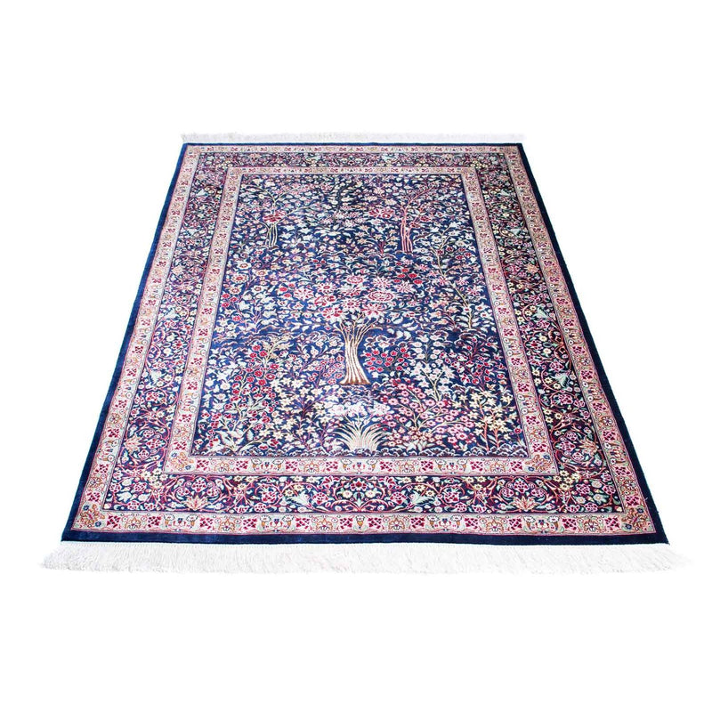 Tappeto Persero - Ghom - 152 x 100 cm - blu scuro