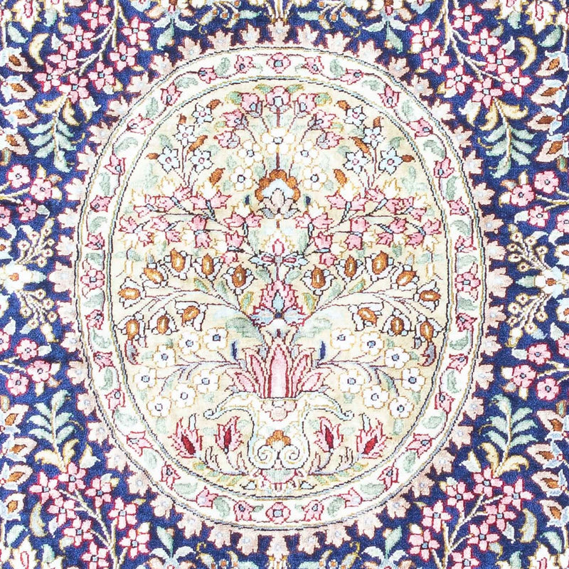 Tappeto Persero - Ghom - 119 x 82 cm - blu scuro