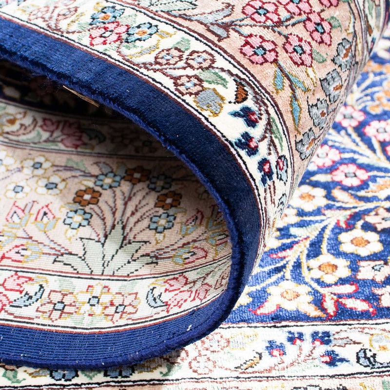 Tappeto Persero - Ghom - 119 x 82 cm - blu scuro