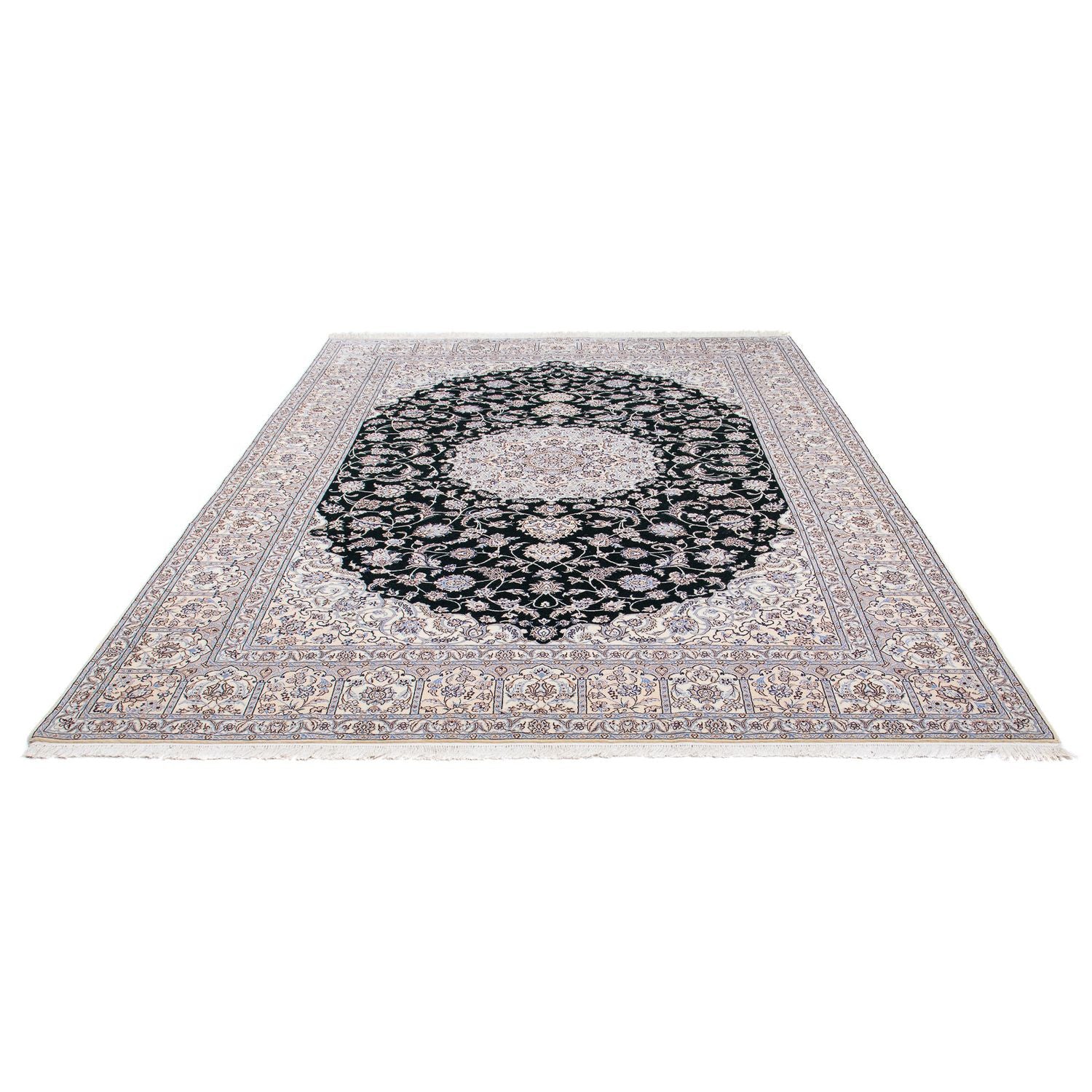 Tappeto Persero - Nain - Premio - 304 x 215 cm - blu scuro