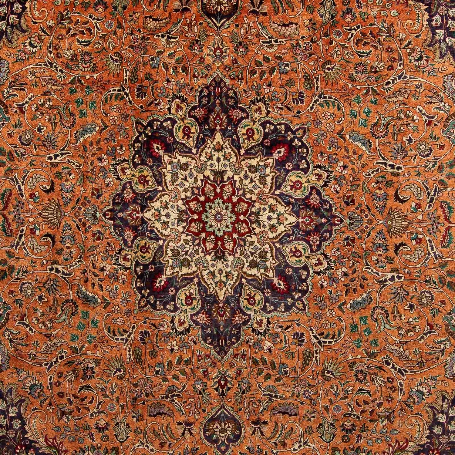 Tappeto Persero - Tabriz - 405 x 308 cm - ruggine