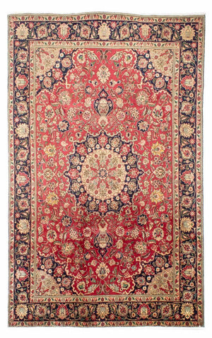 Tappeto Persero - Tabriz - 310 x 200 cm - rosso chiaro