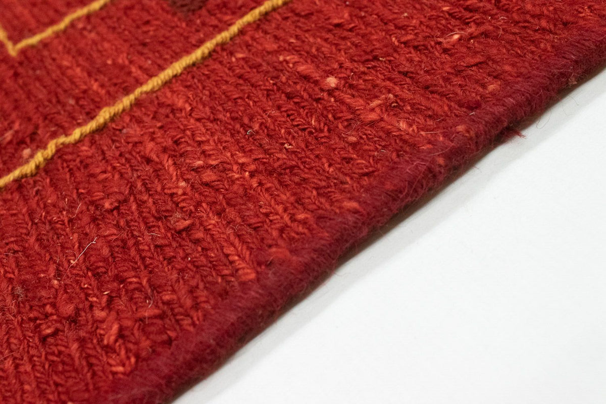 Tappeto Gabbeh - Persero - 178 x 120 cm - rosso