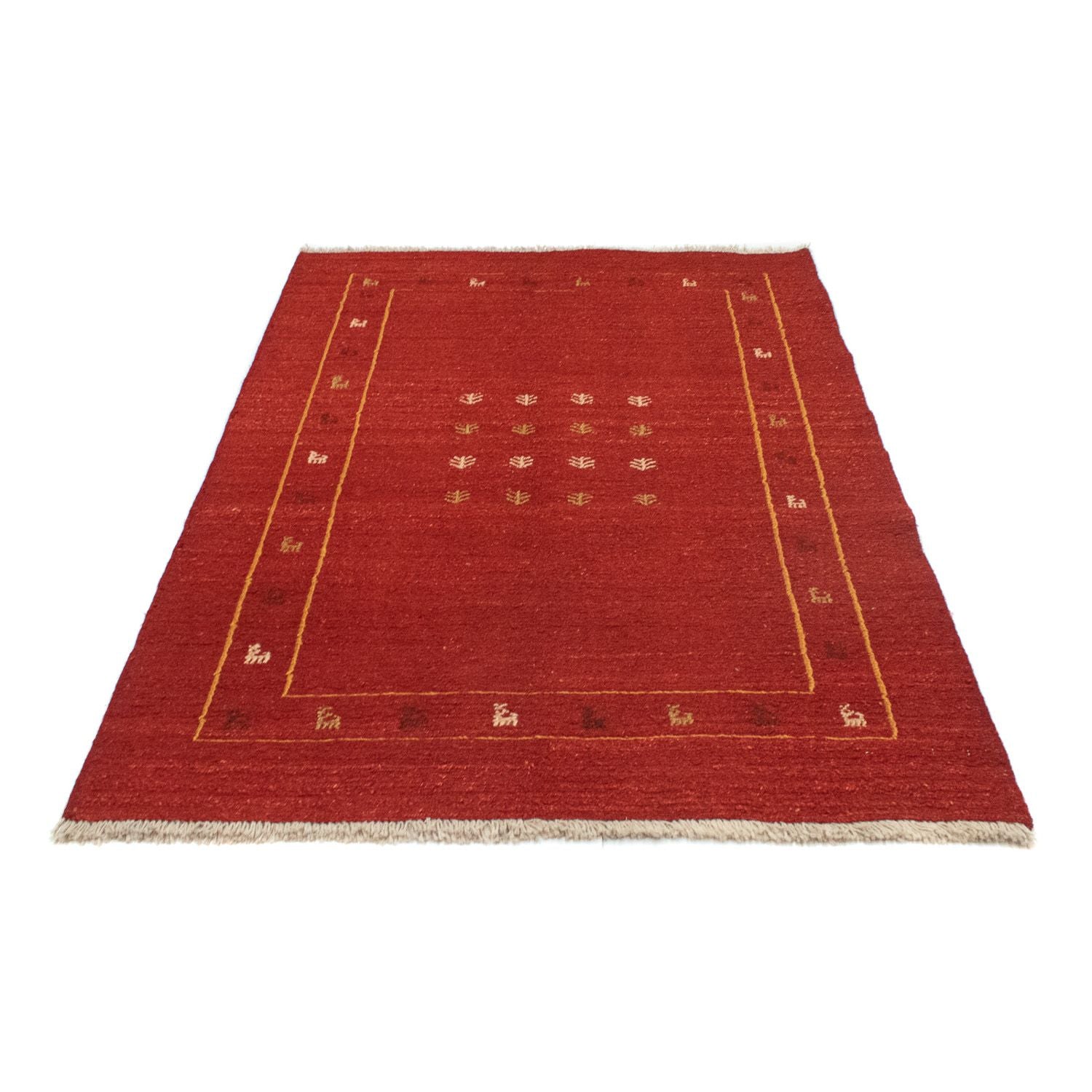 Tappeto Gabbeh - Persero - 178 x 120 cm - rosso