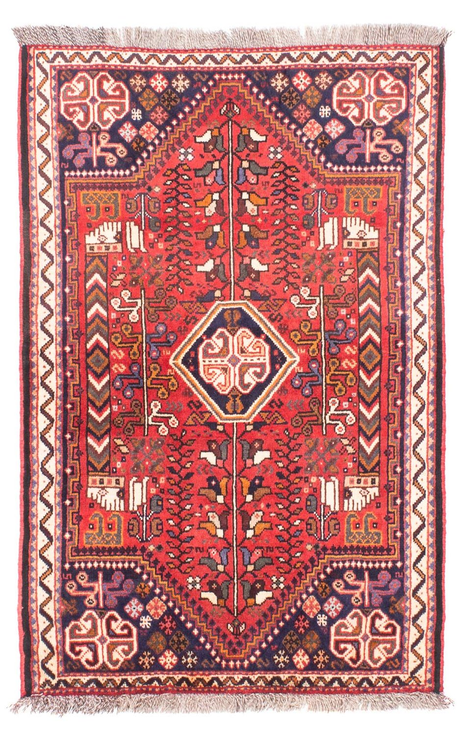 Tappeto Persero - Nomade - 153 x 106 cm - rosso scuro