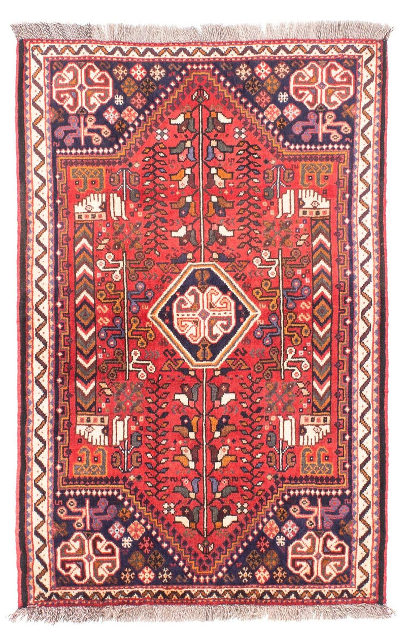 Tappeto Persero - Nomade - 153 x 106 cm - rosso scuro