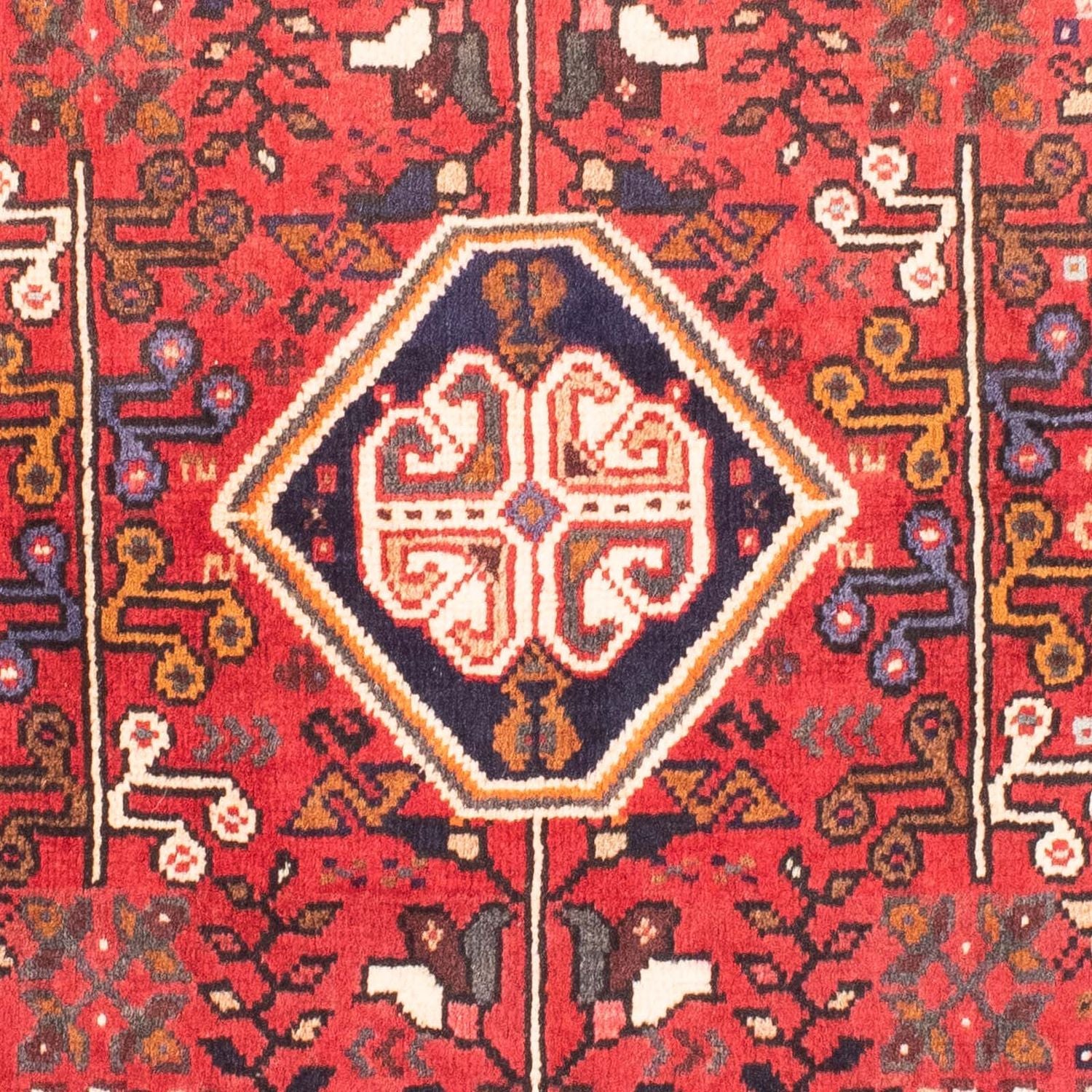 Tappeto Persero - Nomade - 153 x 106 cm - rosso scuro