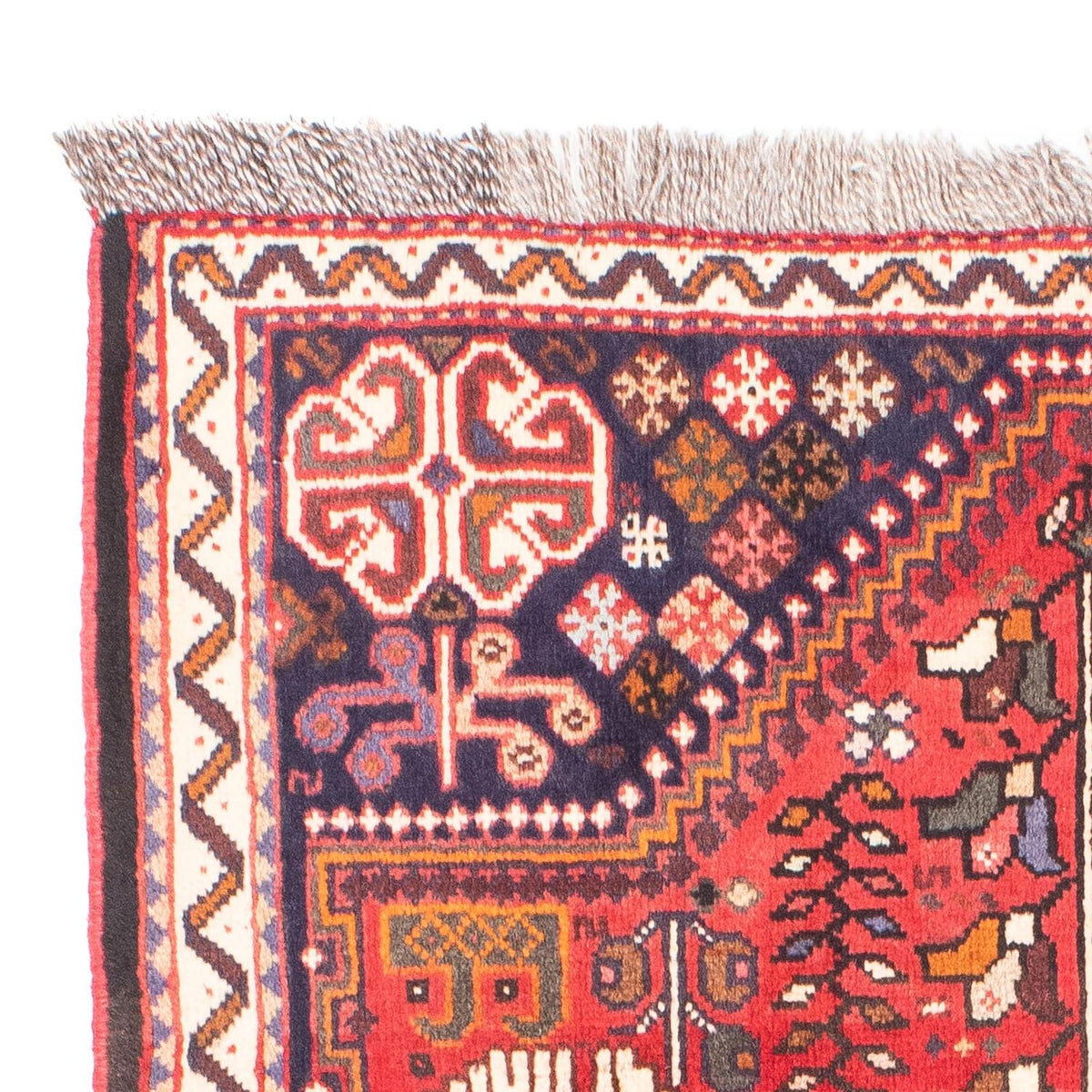 Tappeto Persero - Nomade - 153 x 106 cm - rosso scuro