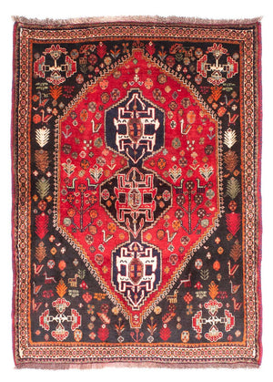Tappeto Persero - Nomade - 174 x 124 cm - rosso scuro