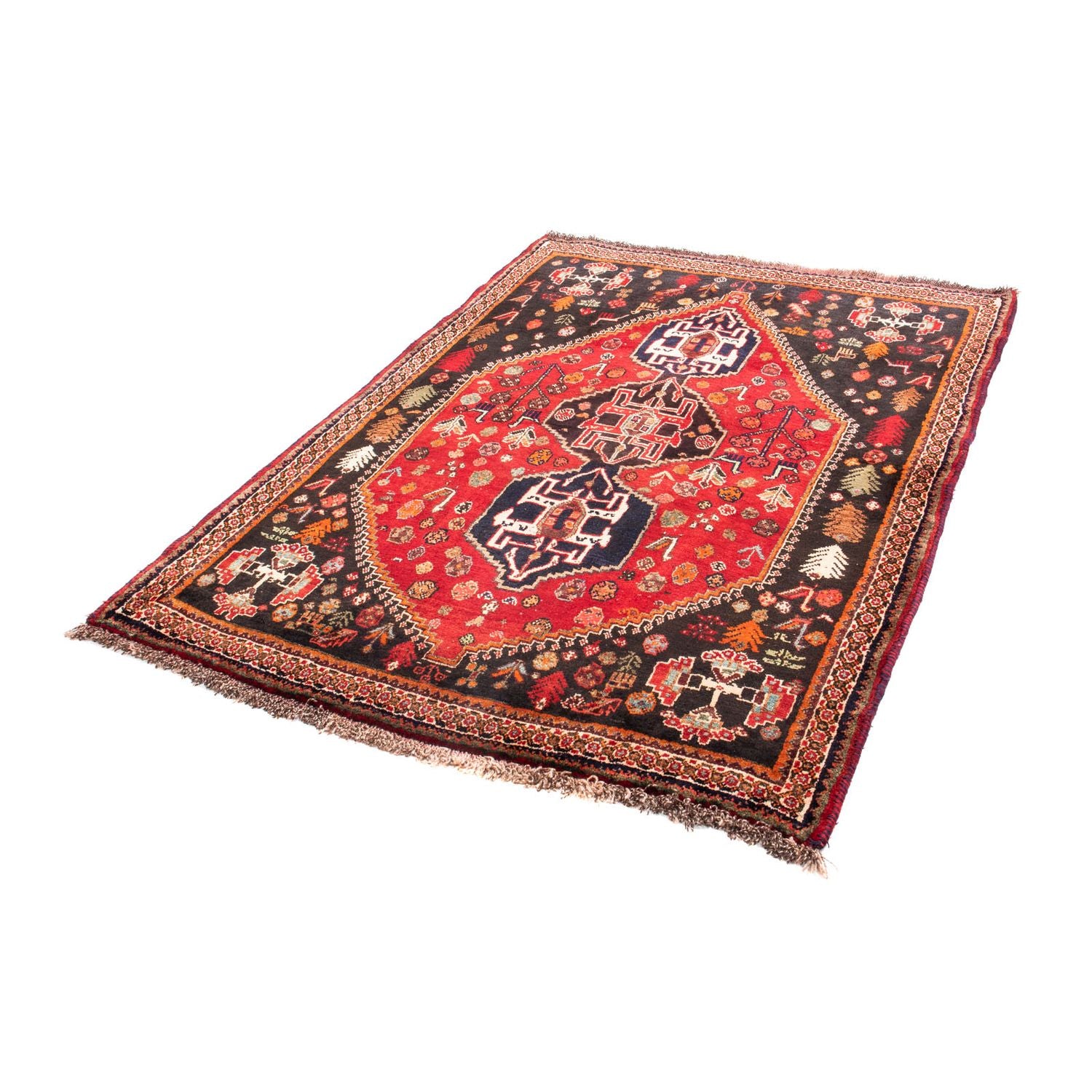 Tappeto Persero - Nomade - 174 x 124 cm - rosso scuro