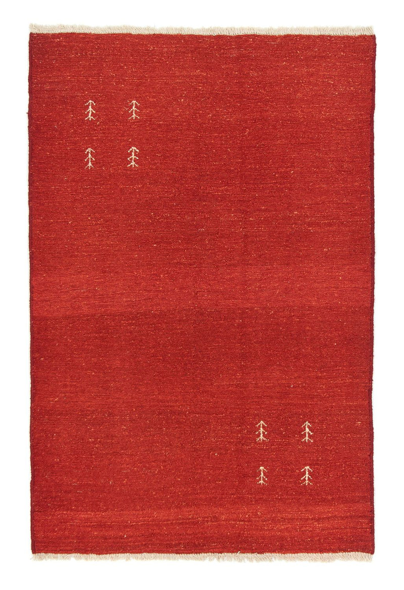 Tappeto Gabbeh - Persero - 185 x 121 cm - rosso