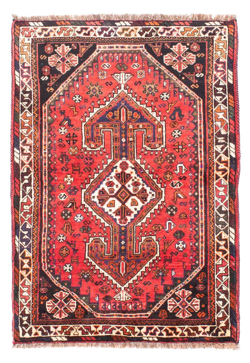 Tappeto Persero - Nomade - 160 x 110 cm - rosso scuro