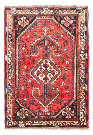 Tappeto Persero - Nomade - 160 x 110 cm - rosso scuro