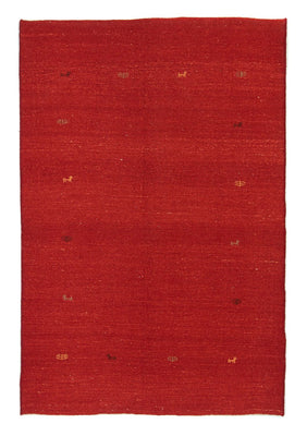 Tappeto Gabbeh - Persero - 208 x 138 cm - rosso