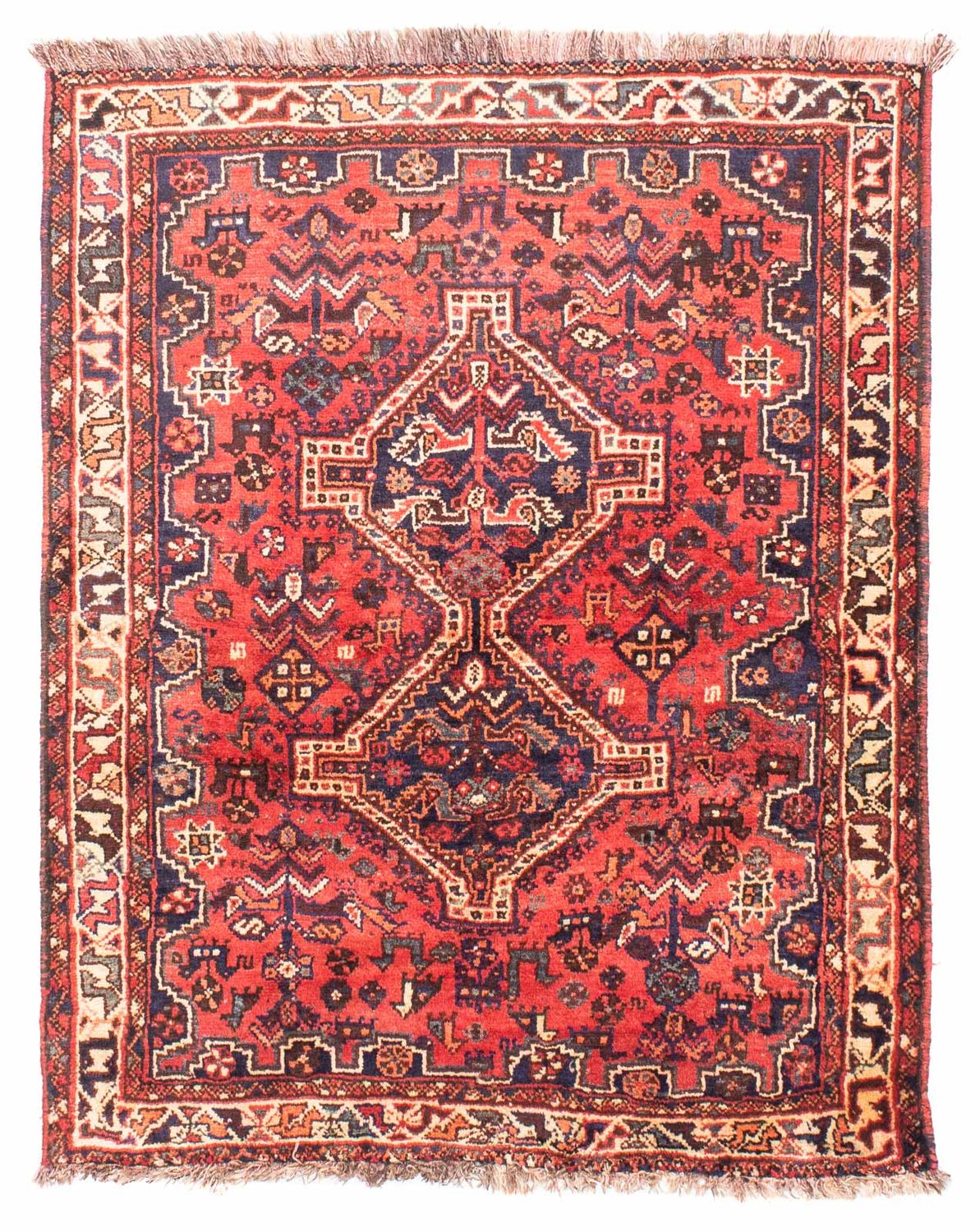 Tappeto Persero - Nomade - 140 x 115 cm - rosso scuro