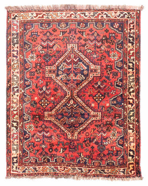 Tappeto Persero - Nomade - 140 x 115 cm - rosso scuro
