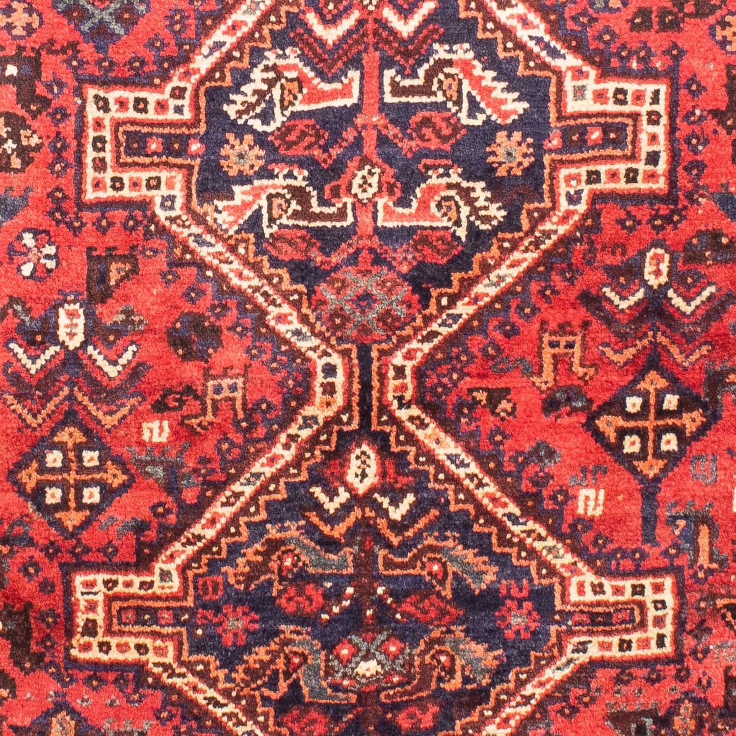 Tappeto Persero - Nomade - 140 x 115 cm - rosso scuro