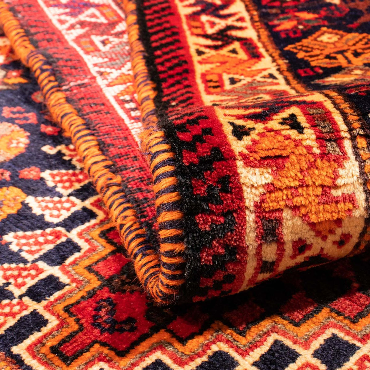 Tappeto Persero - Nomade - 165 x 115 cm - rosso scuro