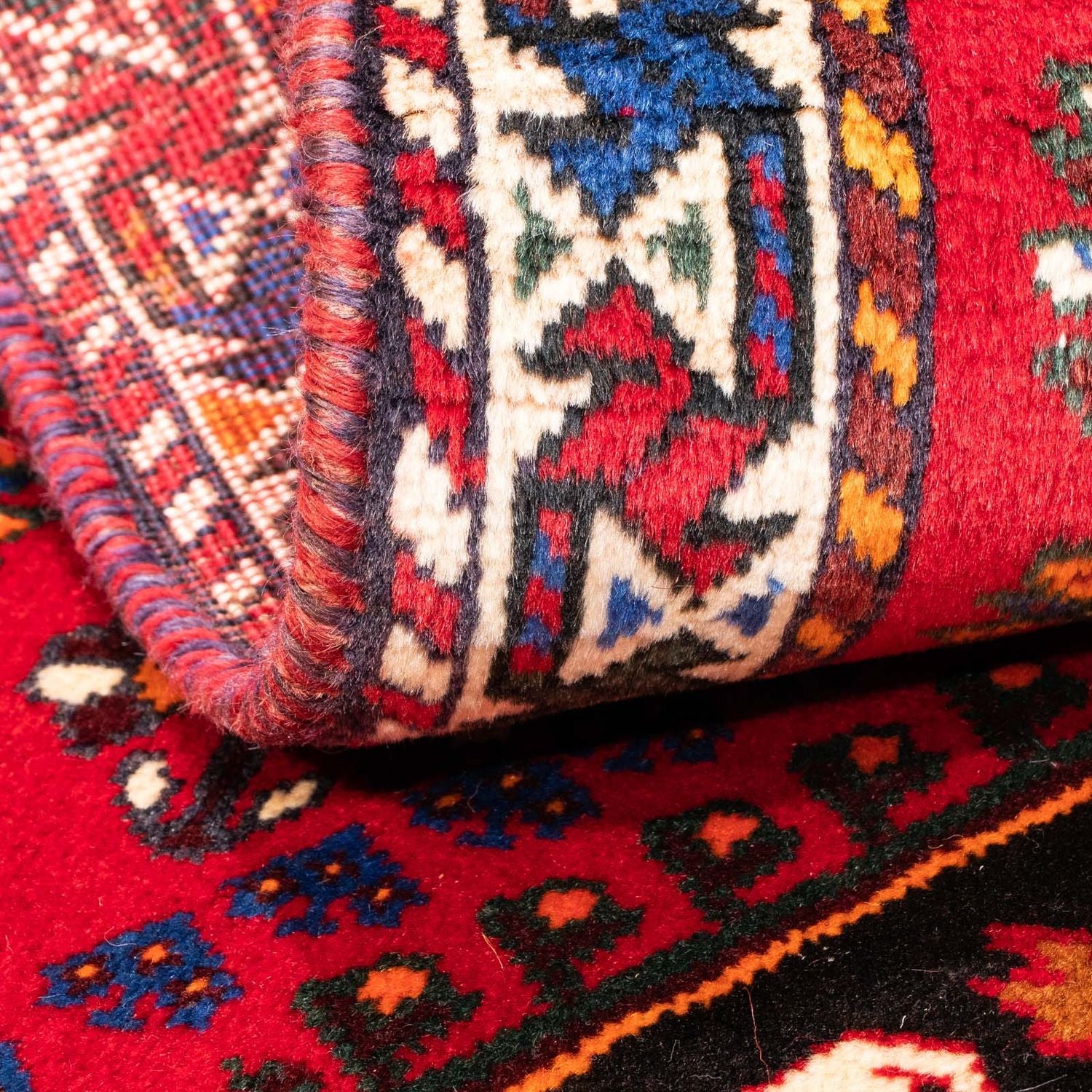 Tappeto Persero - Nomade - 157 x 83 cm - rosso scuro