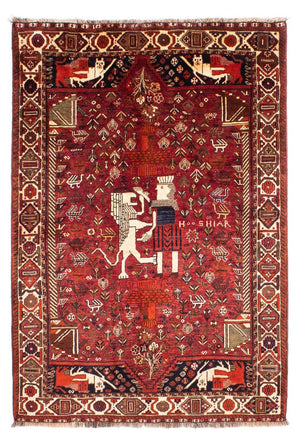 Tappeto Persero - Nomade - 220 x 145 cm - rosso scuro