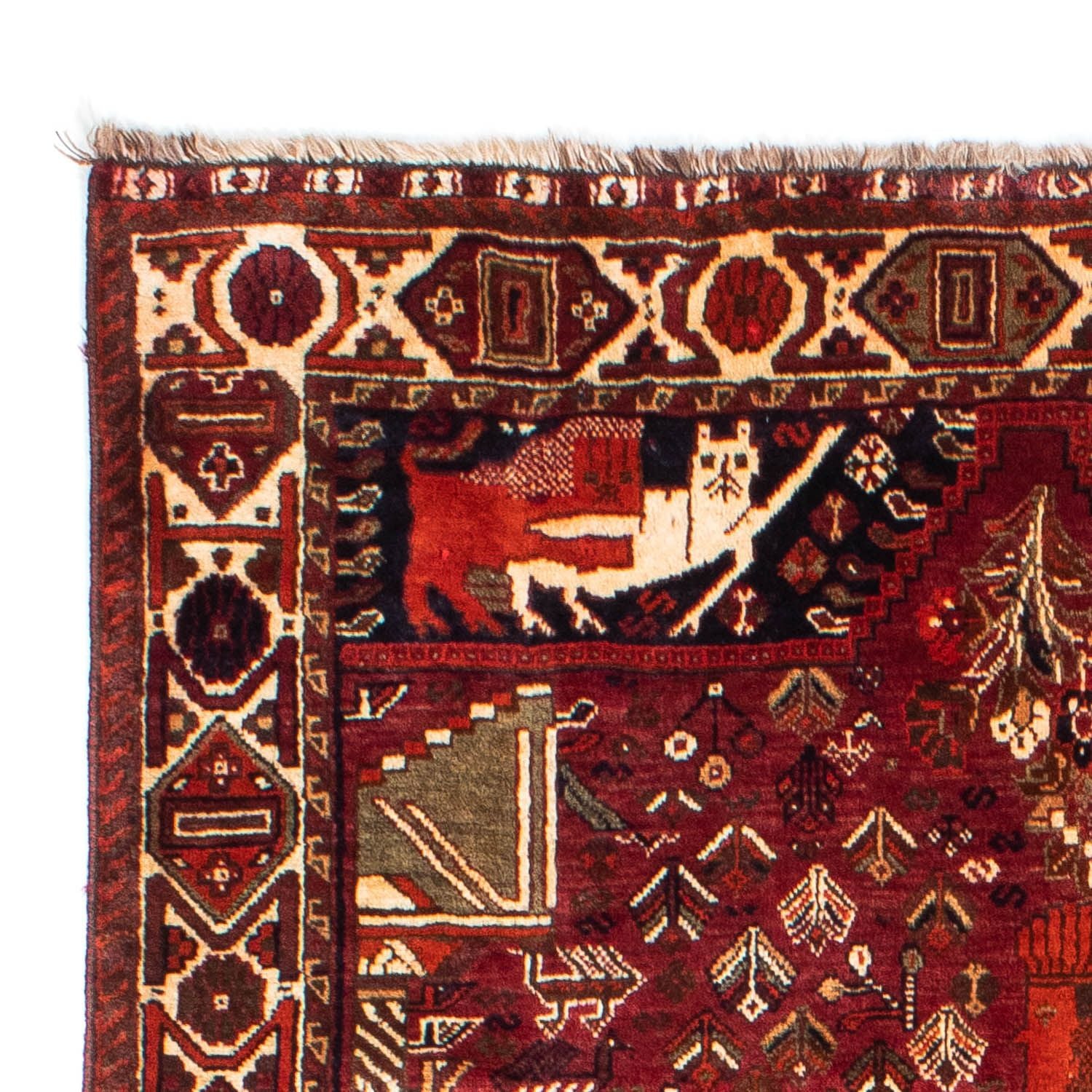 Tappeto Persero - Nomade - 220 x 145 cm - rosso scuro