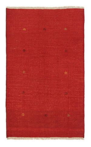Tappeto Gabbeh - Persero - 196 x 120 cm - rosso