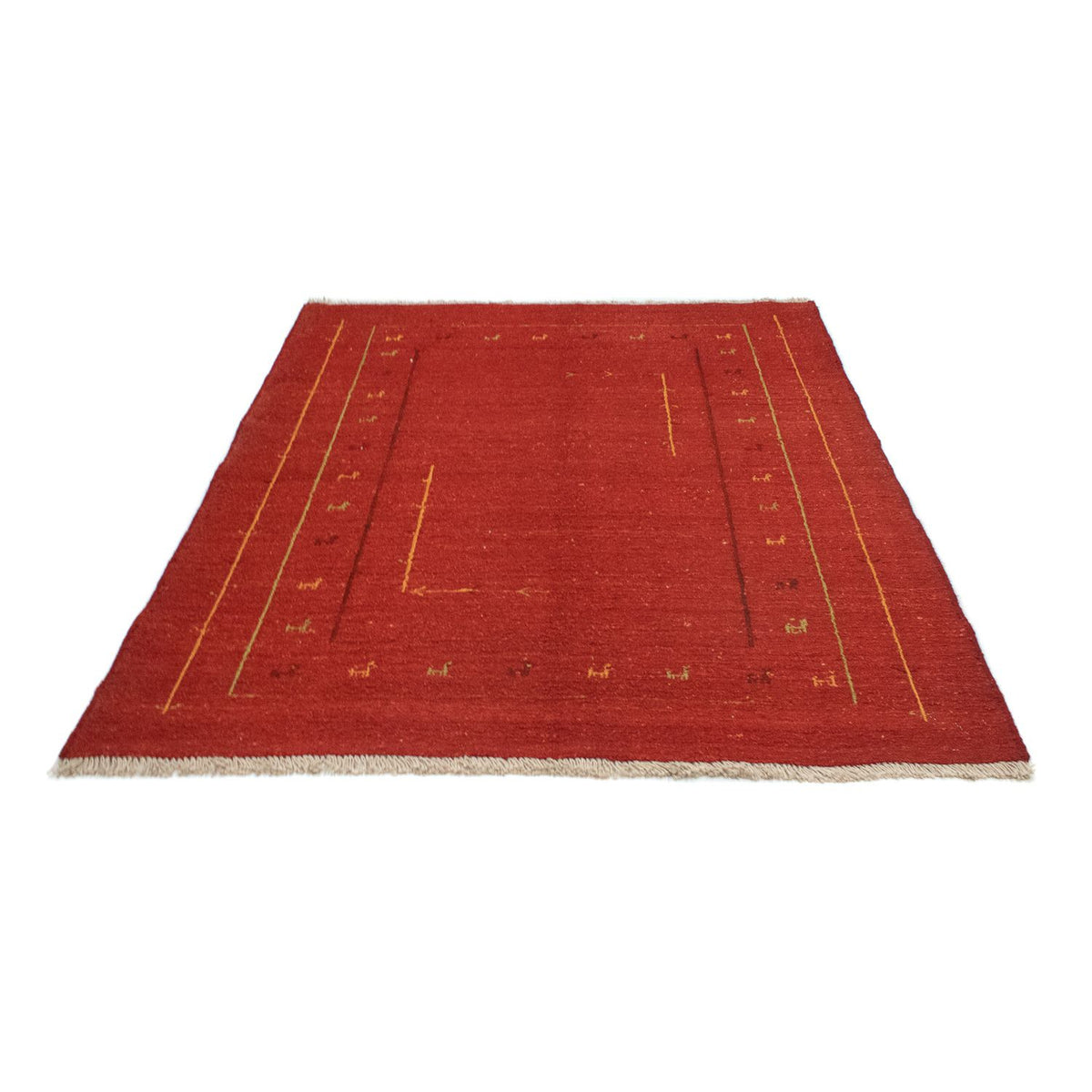 Tappeto Gabbeh - Persero - 195 x 151 cm - rosso