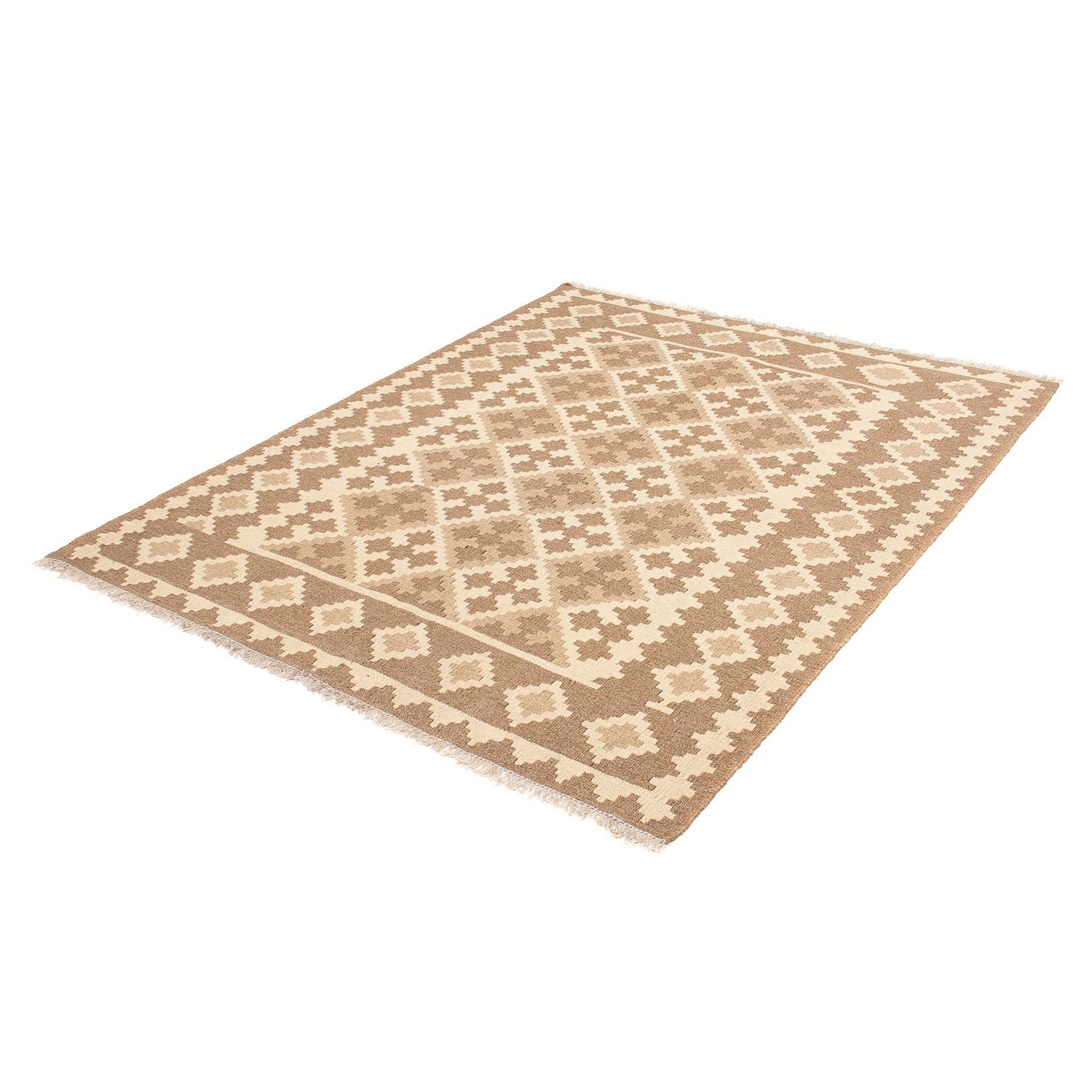 Tappeto Kelim - Orientale - 190 x 145 cm - marrone chiaro