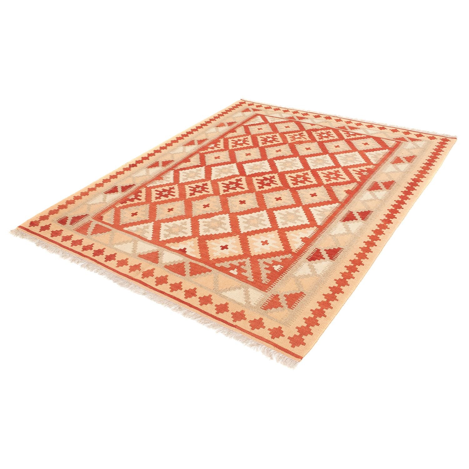 Tappeto Kelim - Orientale - 200 x 148 cm - rosso