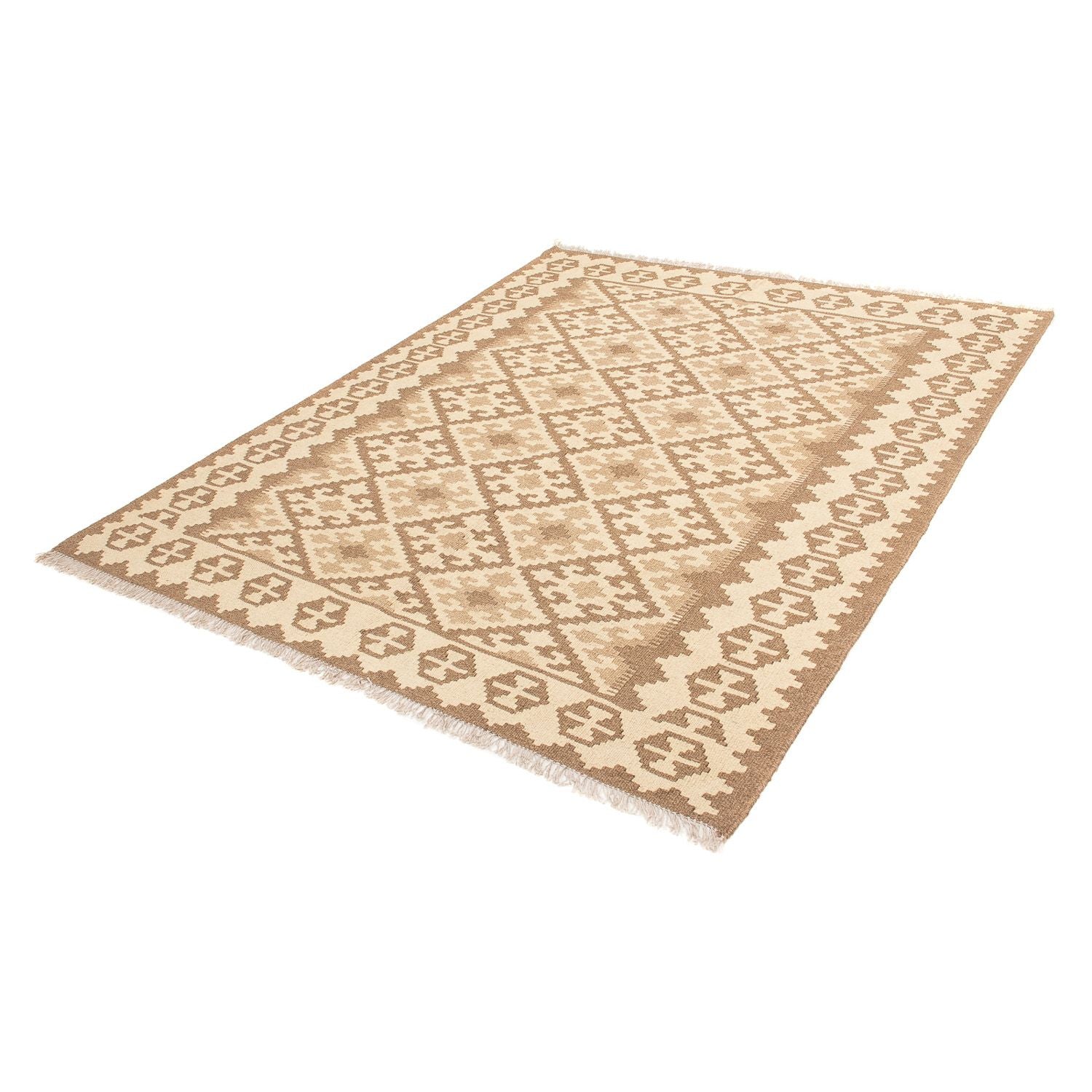 Tappeto Kelim - Orientale - 205 x 153 cm - marrone chiaro