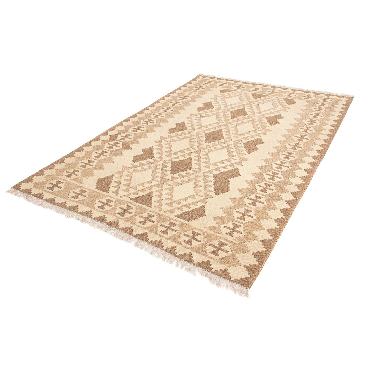Tappeto Kelim - Orientale - 217 x 150 cm - marrone chiaro
