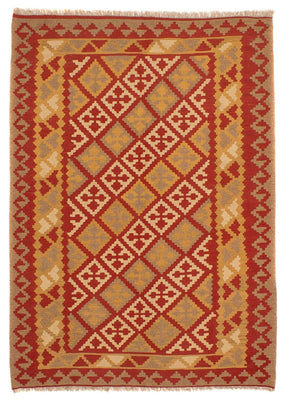Tappeto Kelim - Orientale - 215 x 152 cm - rosso