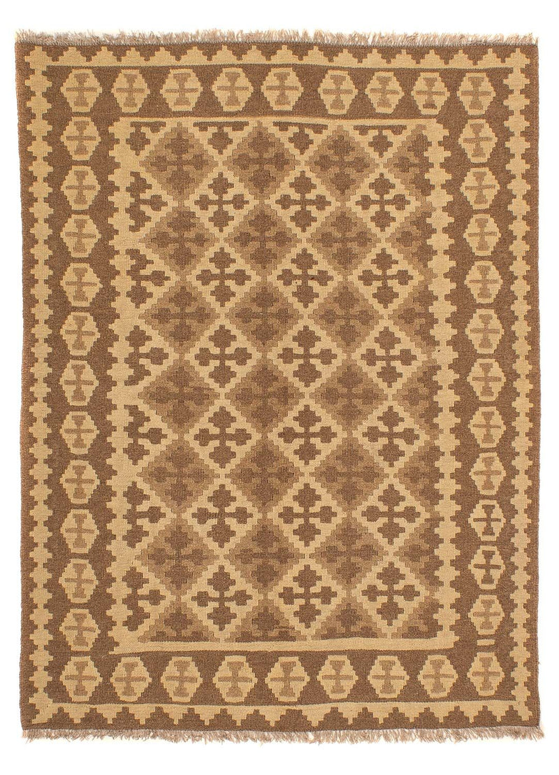 Tappeto Kelim - Orientale - 189 x 145 cm - marrone chiaro