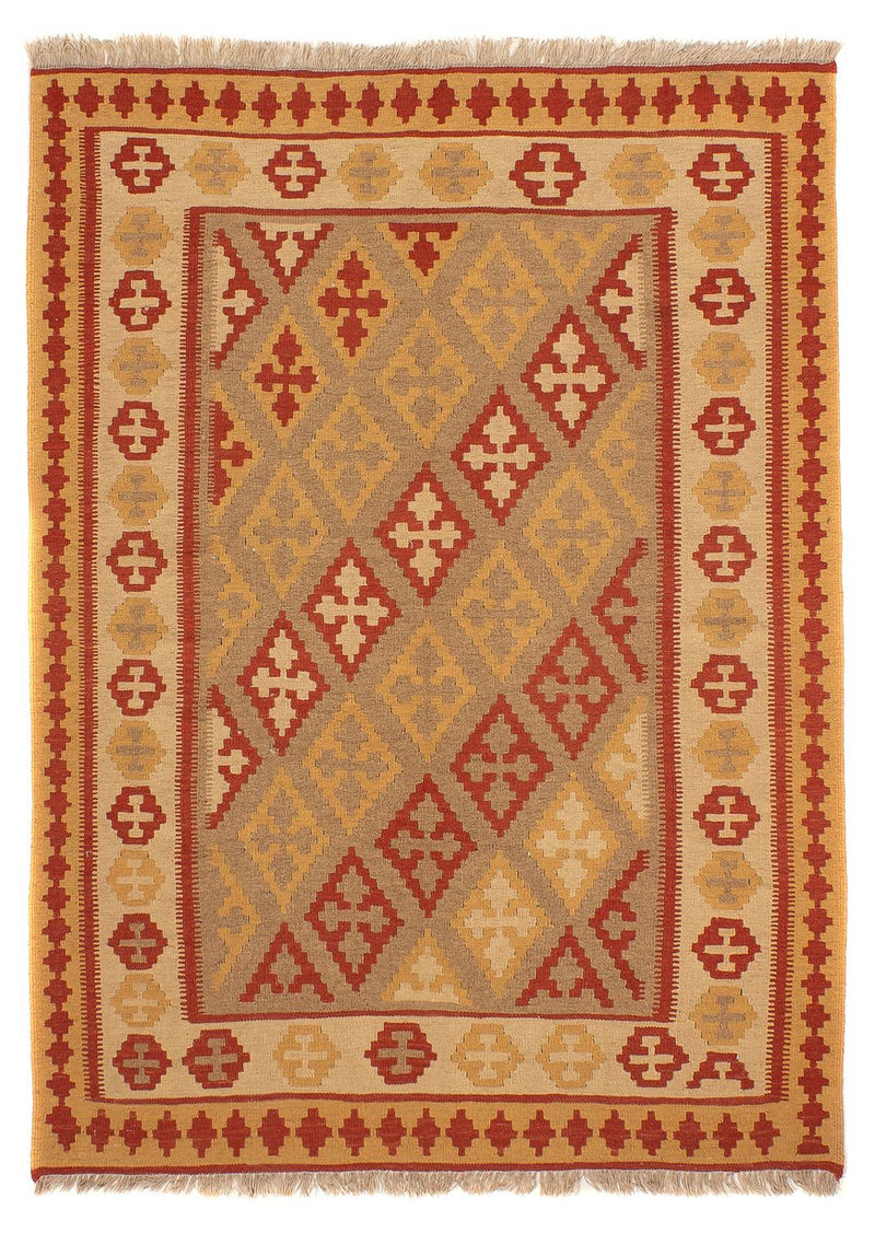 Tappeto Kelim - Orientale - 198 x 146 cm - marrone chiaro
