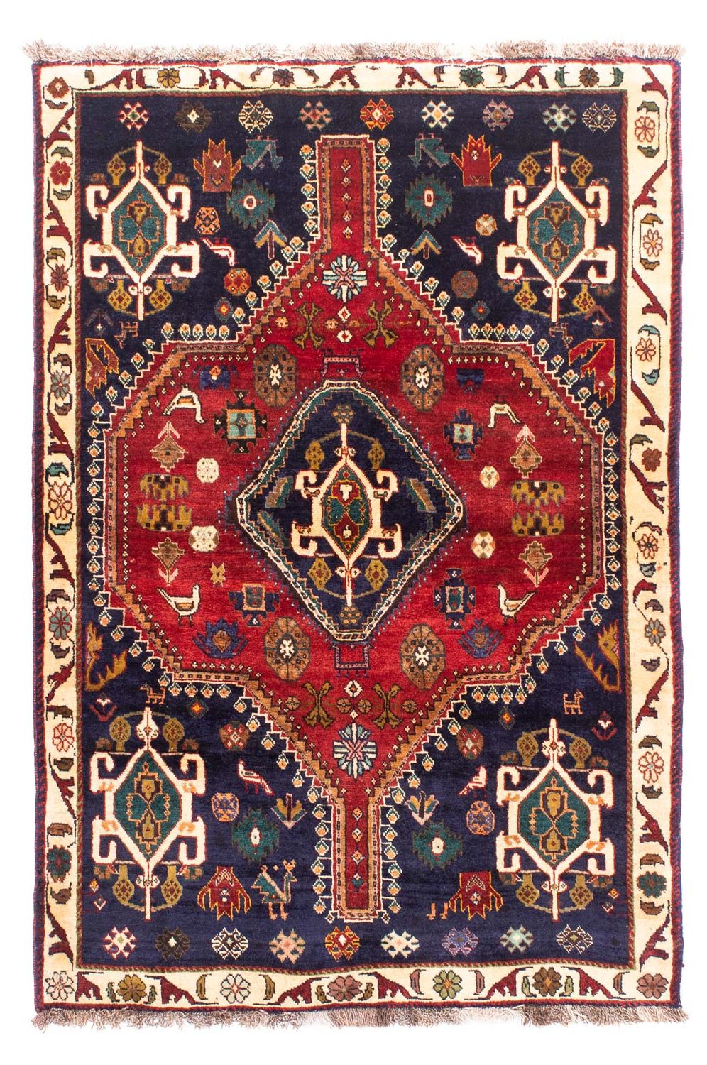 Tappeto Persero - Nomade - 190 x 120 cm - rosso scuro