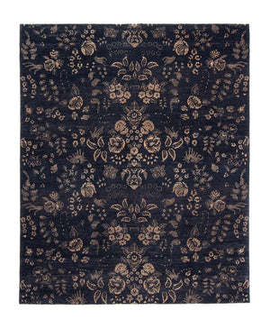Tappeto di design - 308 x 248 cm - blu scuro