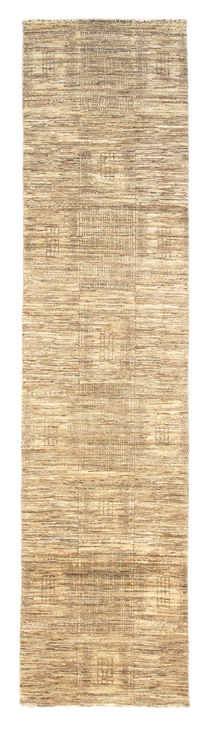 Tappeto corsia Tappeto Gabbeh - Indus - 303 x 75 cm - beige