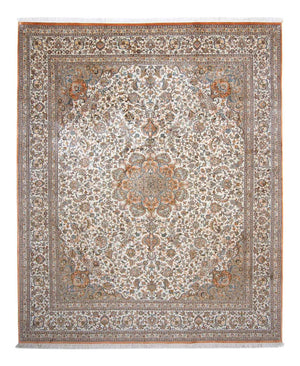 Tappeto di seta - Seta del Kashmir - 304 x 241 cm - beige