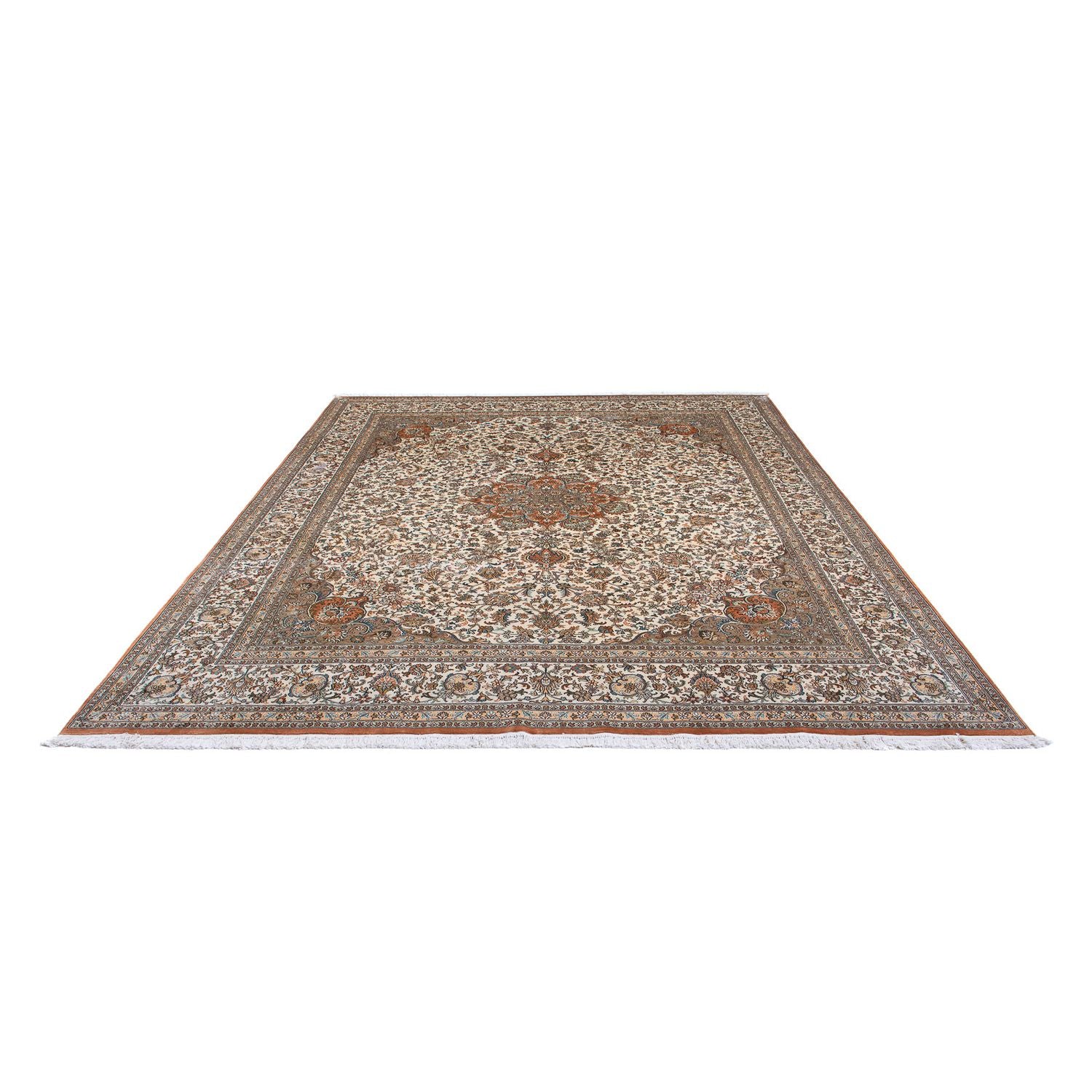 Tappeto di seta - Seta del Kashmir - 304 x 241 cm - beige