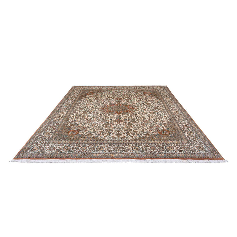 Tappeto di seta - Seta del Kashmir - 304 x 241 cm - beige