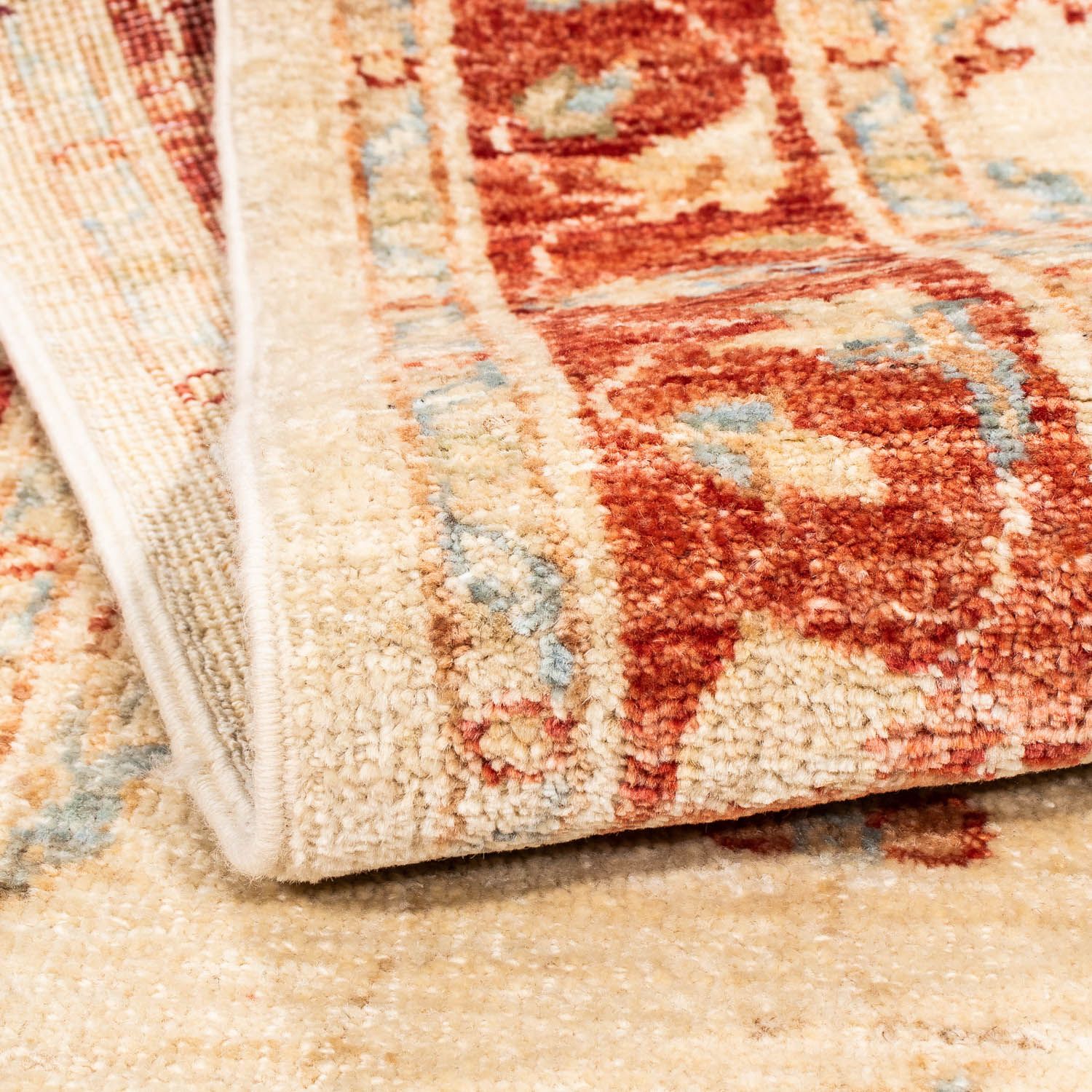Tappeto corsia Tappeto Ziegler - 246 x 77 cm - beige