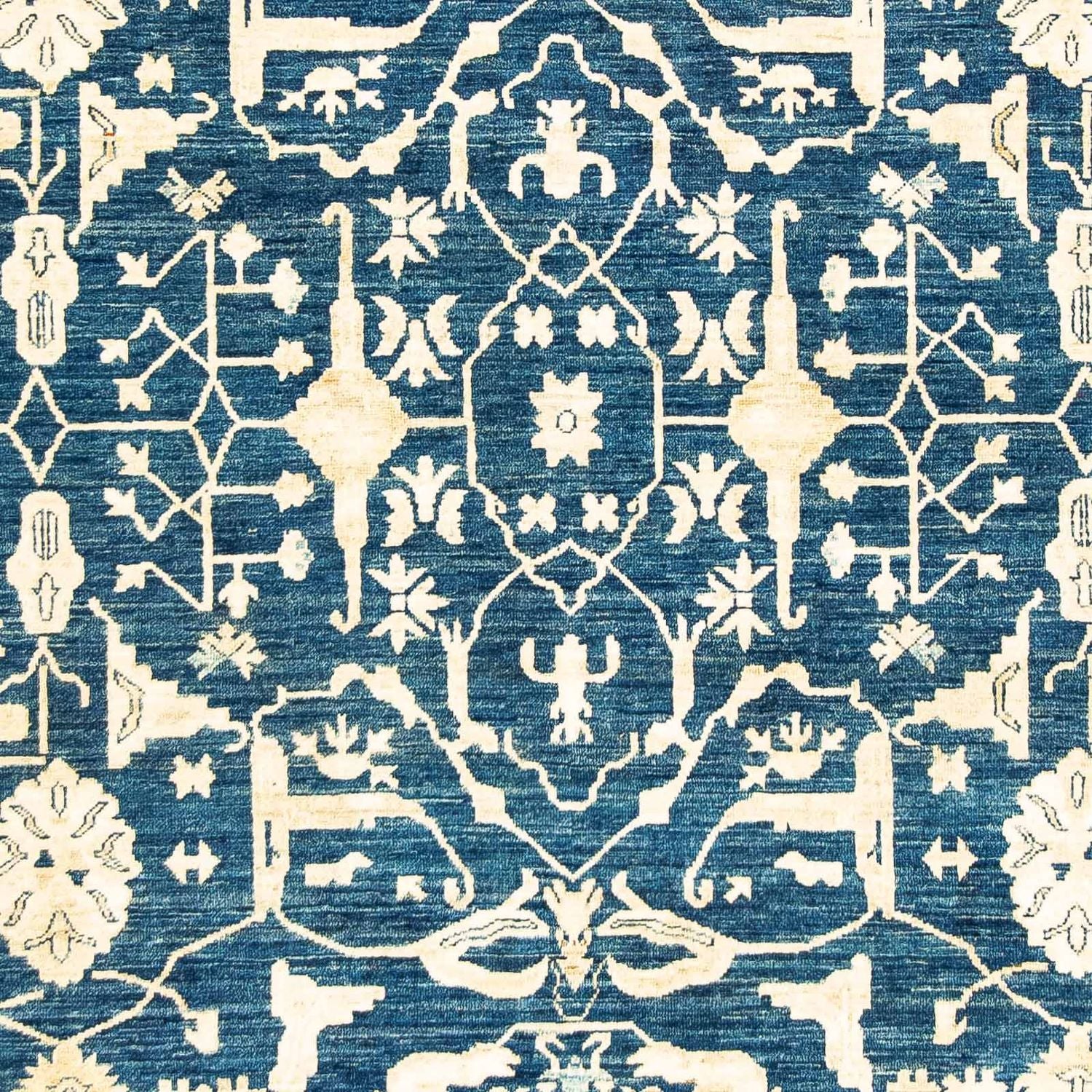 Tappeto Ziegler - 227 x 188 cm - blu scuro