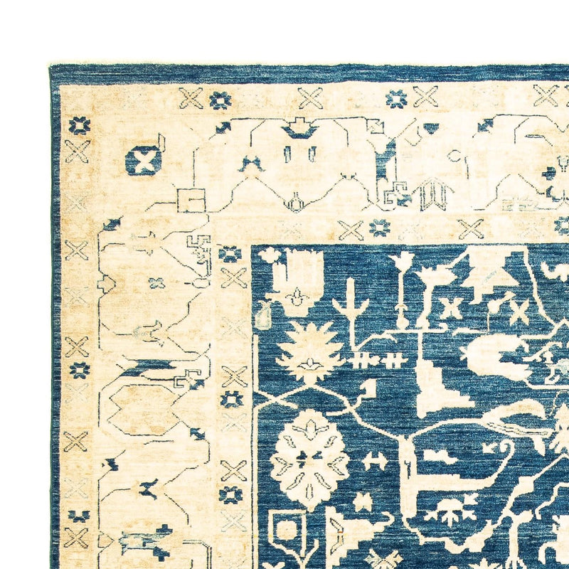 Tappeto Ziegler - 227 x 188 cm - blu scuro